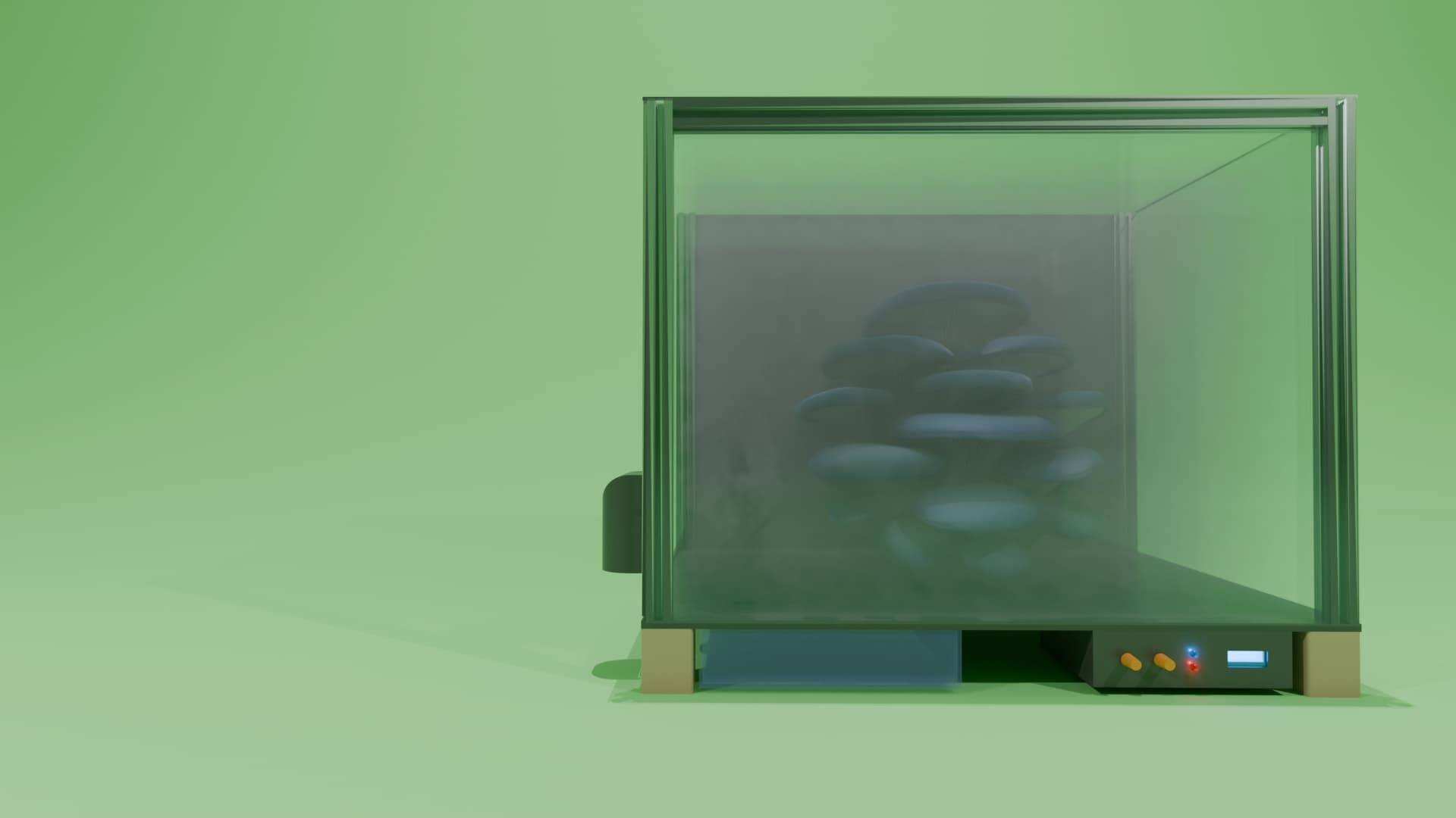 Placeholder mushroom render three